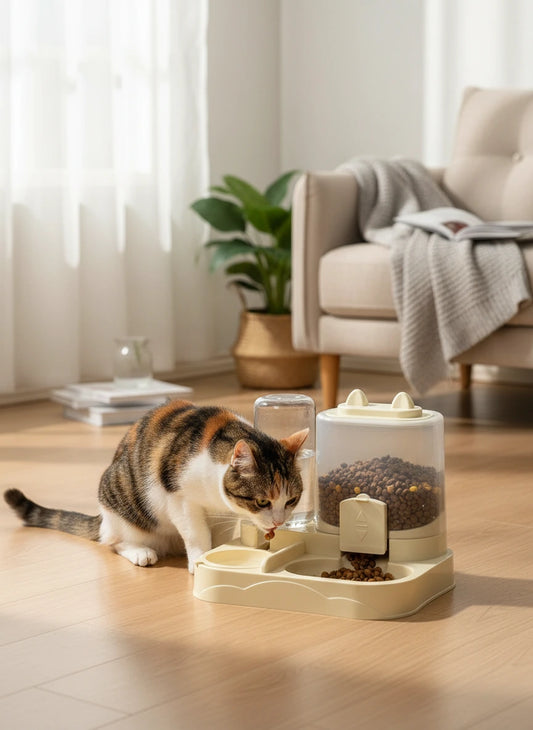 Alimentador Automático | NutriFlow - Tranquilidade para você. Alimentação constante para seu pet.