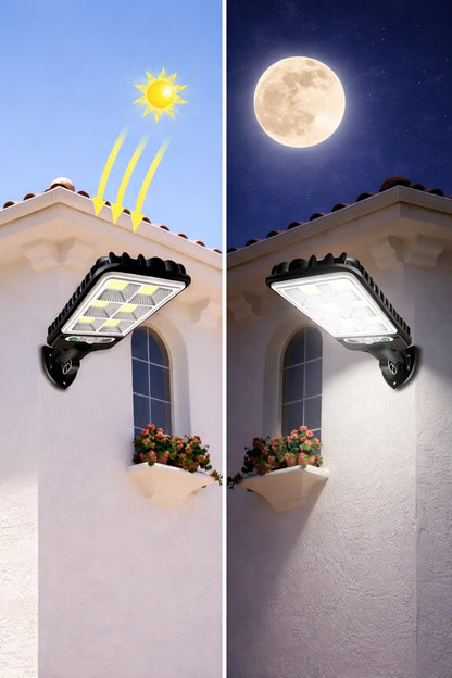 Luminária Solar | LuminaSol - Luz & Proteção Dia e Noite