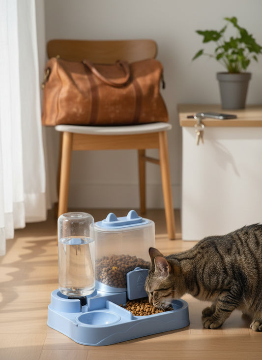 Alimentador Automático | NutriFlow - Tranquilidade para você. Alimentação constante para seu pet.