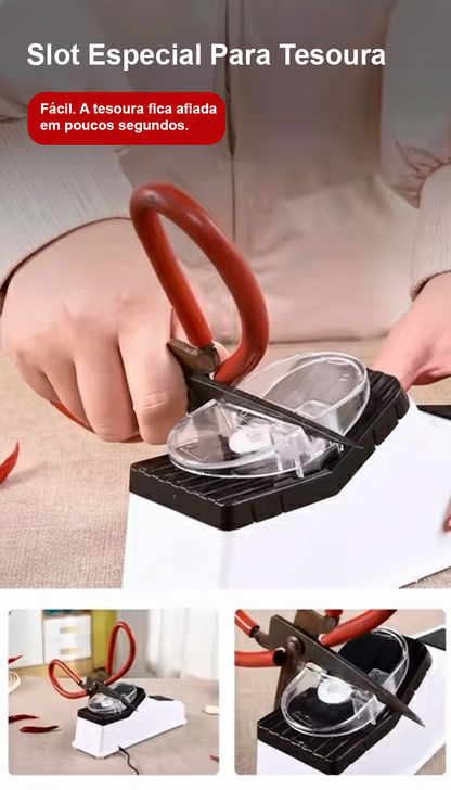 Afiador Elétrico | SharpPro - Corte Preciso em Segundos