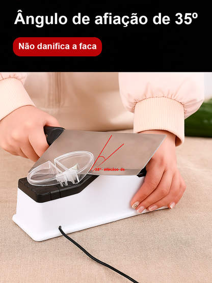 Afiador Elétrico | SharpPro - Corte Preciso em Segundos