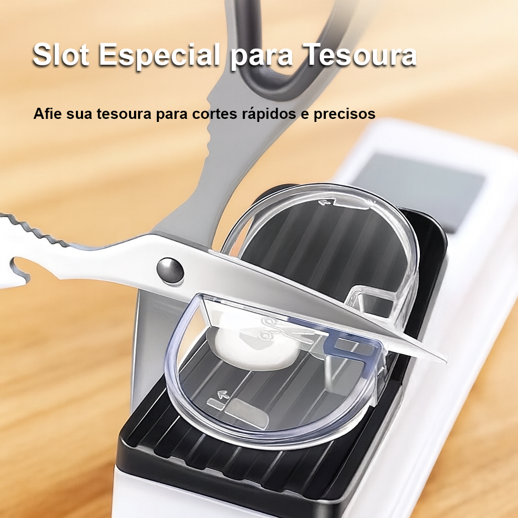 Afiador Elétrico | SharpPro - Corte Preciso em Segundos