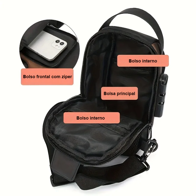 Bolsa | CrossSafe - Segurança e Estilo em Movimento