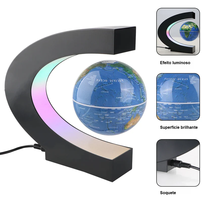 Globo Levitante | AeroGlobe - Beleza que Flutua e Encanta
