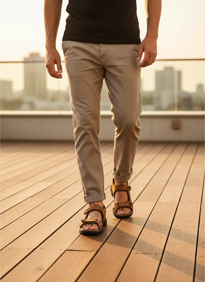 Sandália Masculina | LeatherWave - Conforto & Estilo Duradouro