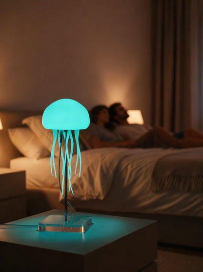 Lâmpada Medusa | MeduLux - Atmosfera Marinha com Comando de Voz