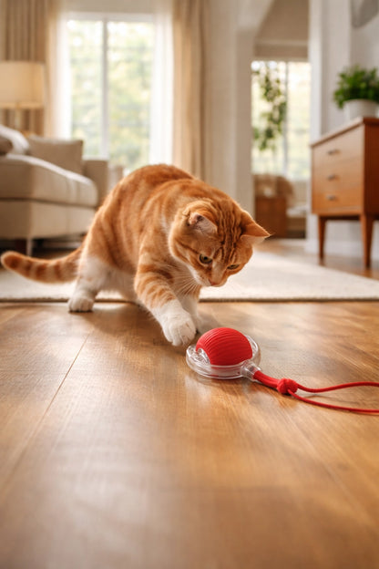 Bola Interativa para Gatos | PlayRoll - Diversão Ativa com Simplicidade