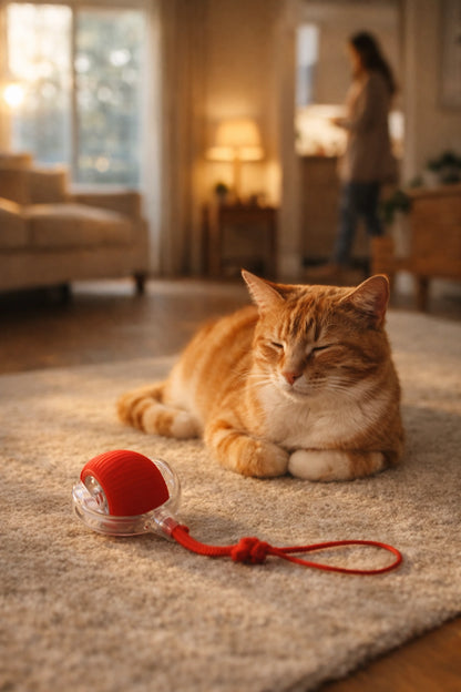 Bola Interativa para Gatos | PlayRoll - Diversão Ativa com Simplicidade