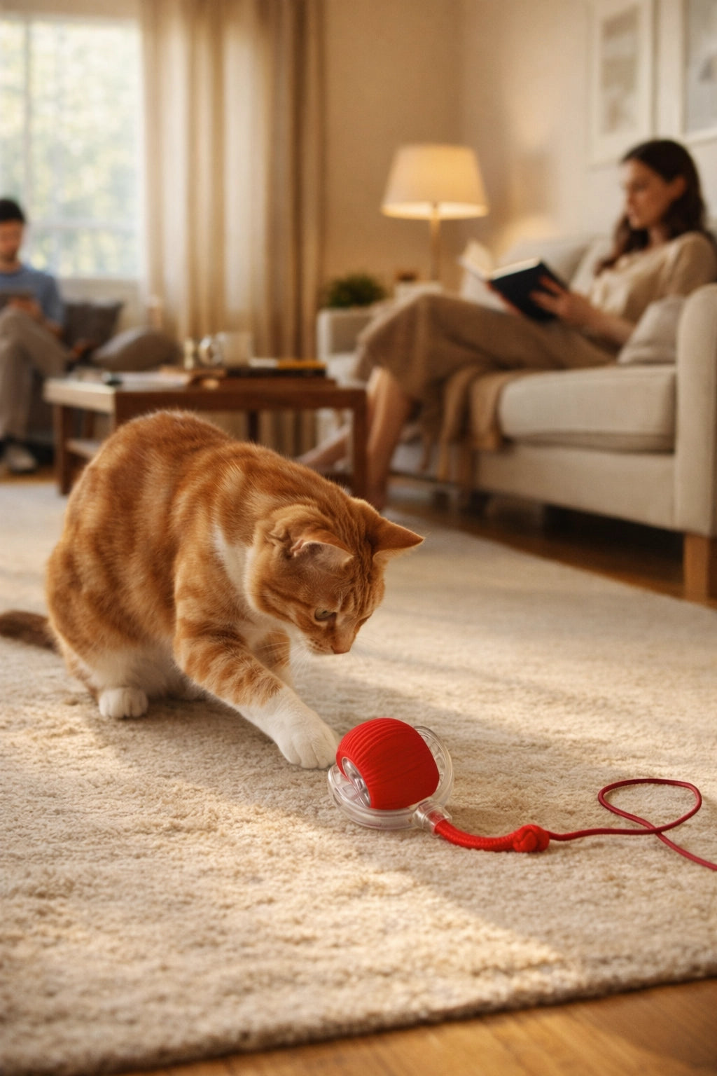 Bola Interativa para Gatos | PlayRoll - Diversão Ativa com Simplicidade