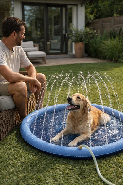 Piscina Pet | SplashPaw - Brincadeira e Frescor Instantâneo