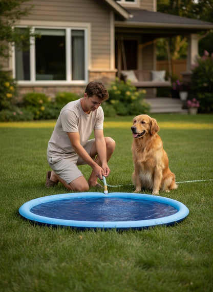 Piscina Pet | SplashPaw - Brincadeira e Frescor Instantâneo