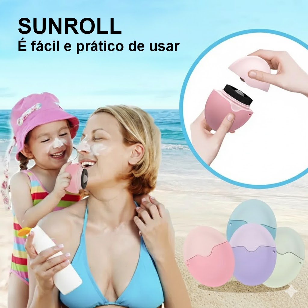 Aplicador de Protetor Solar | SunRoll - Proteção Rápida & Uniforme