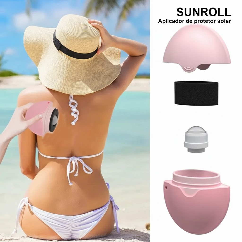 Aplicador de Protetor Solar | SunRoll - Proteção Rápida & Uniforme